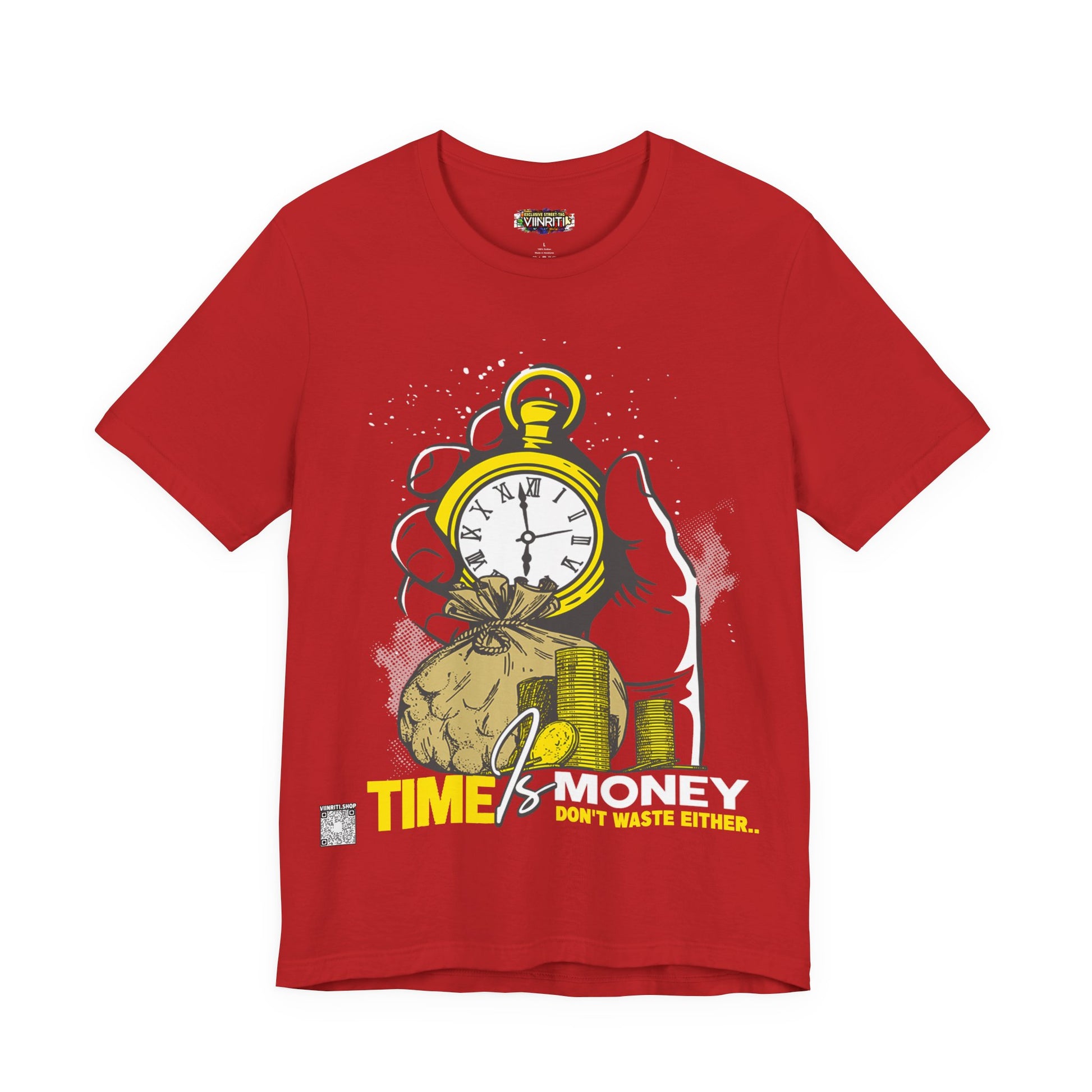TIME IS MONEY Unisex Jersey Short Sleeve Tee