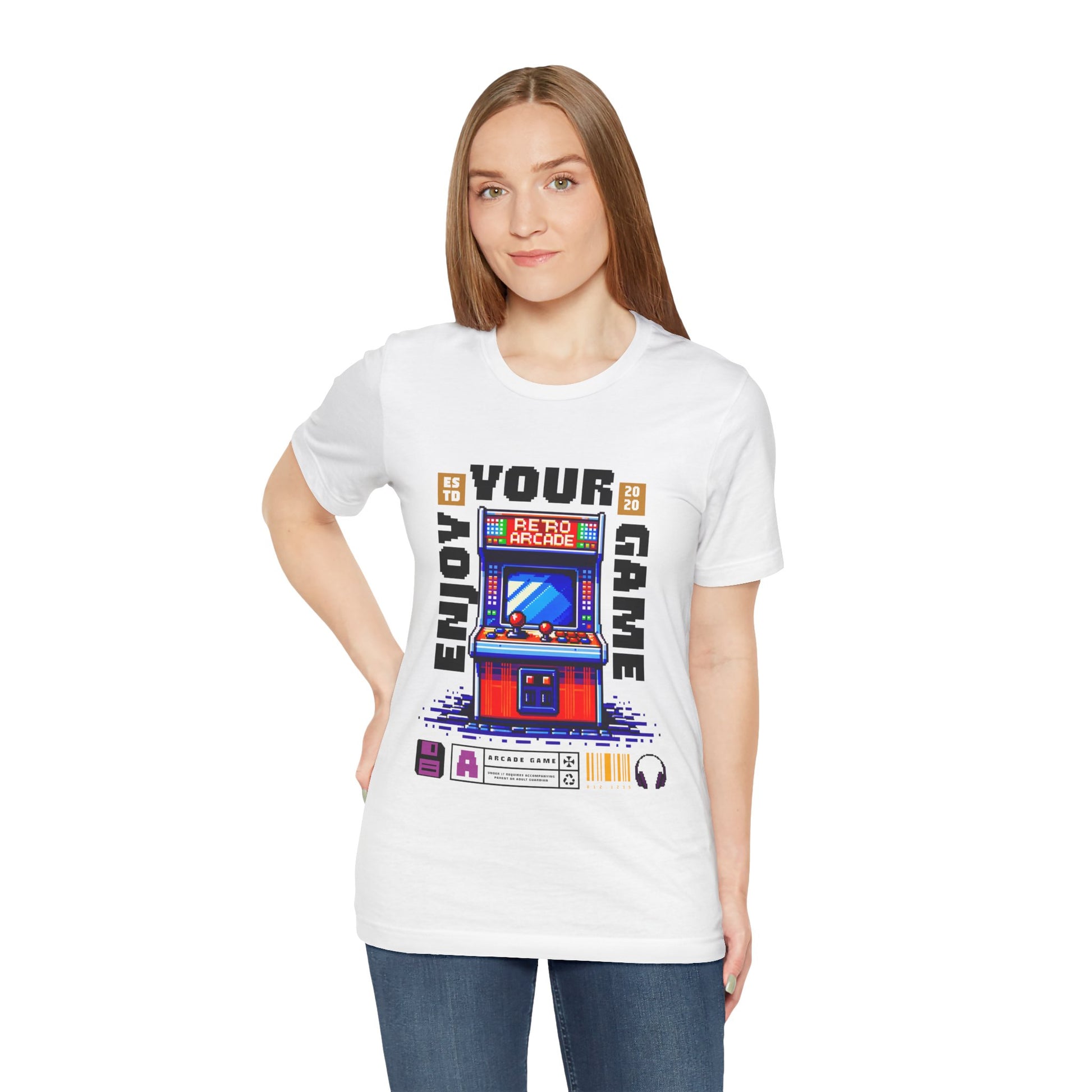 """"''Retro Arcade T-Shirt — Enjoy Your Game Vintage Gaming Tee