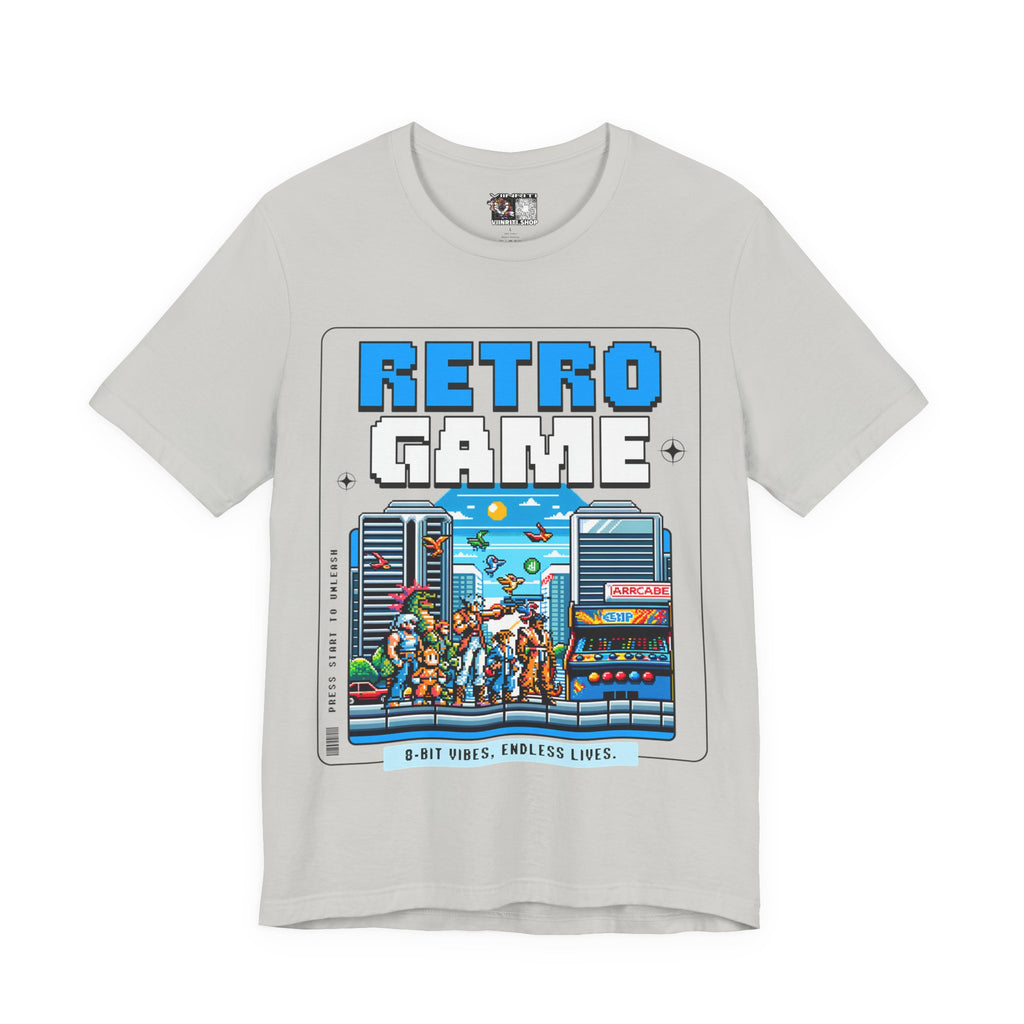 Retro Game T‑Shirt — 8‑Bit Arcade Scene Tee