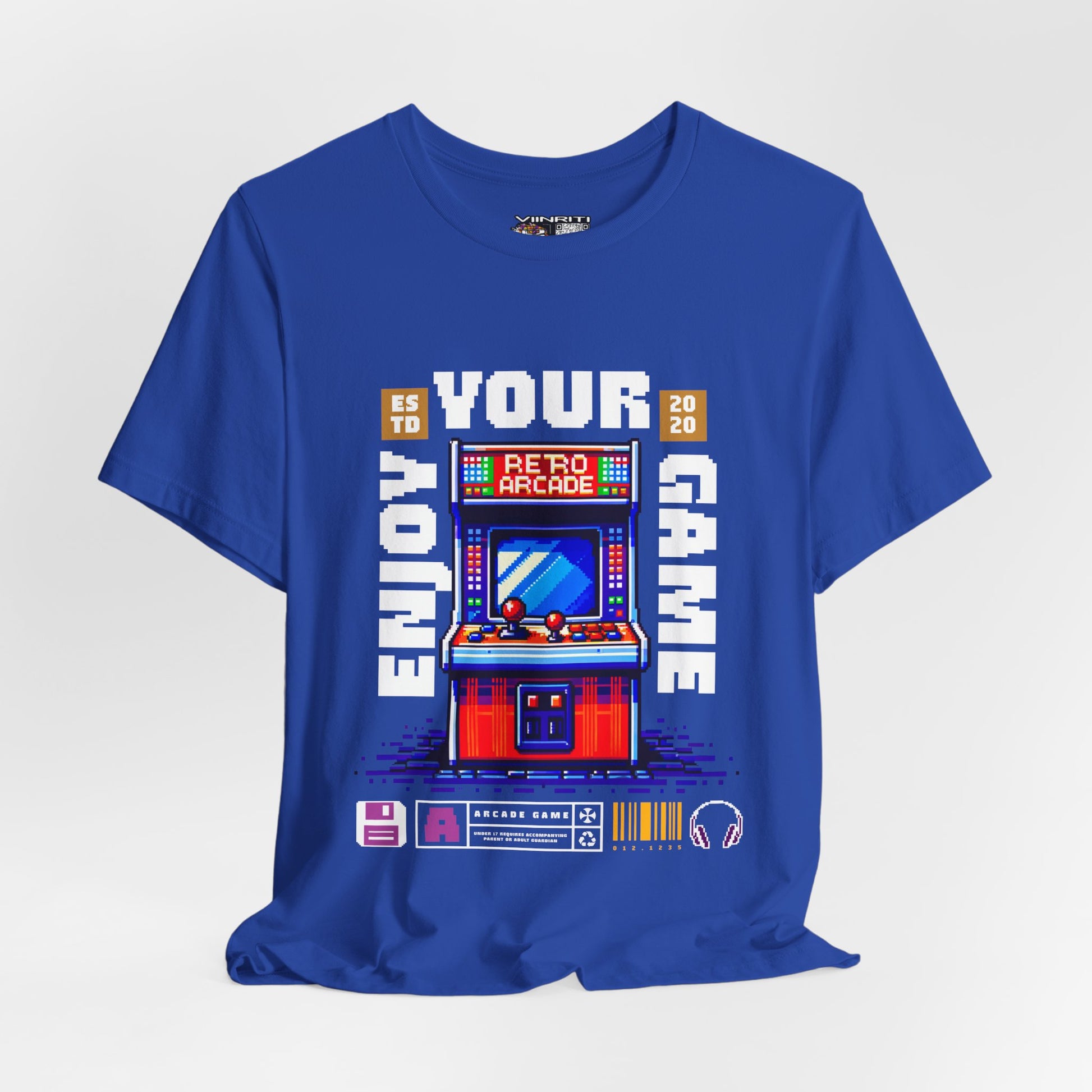 """"''Retro Arcade T-Shirt — Enjoy Your Game Vintage Gaming Tee