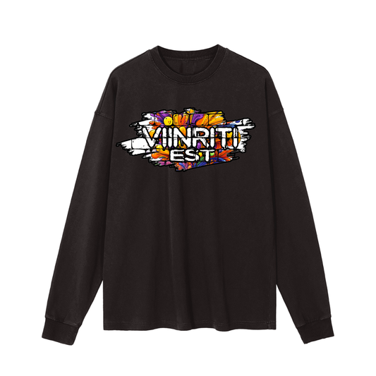 Viinriti Vintage Washed Long Sleeve T-Shirt