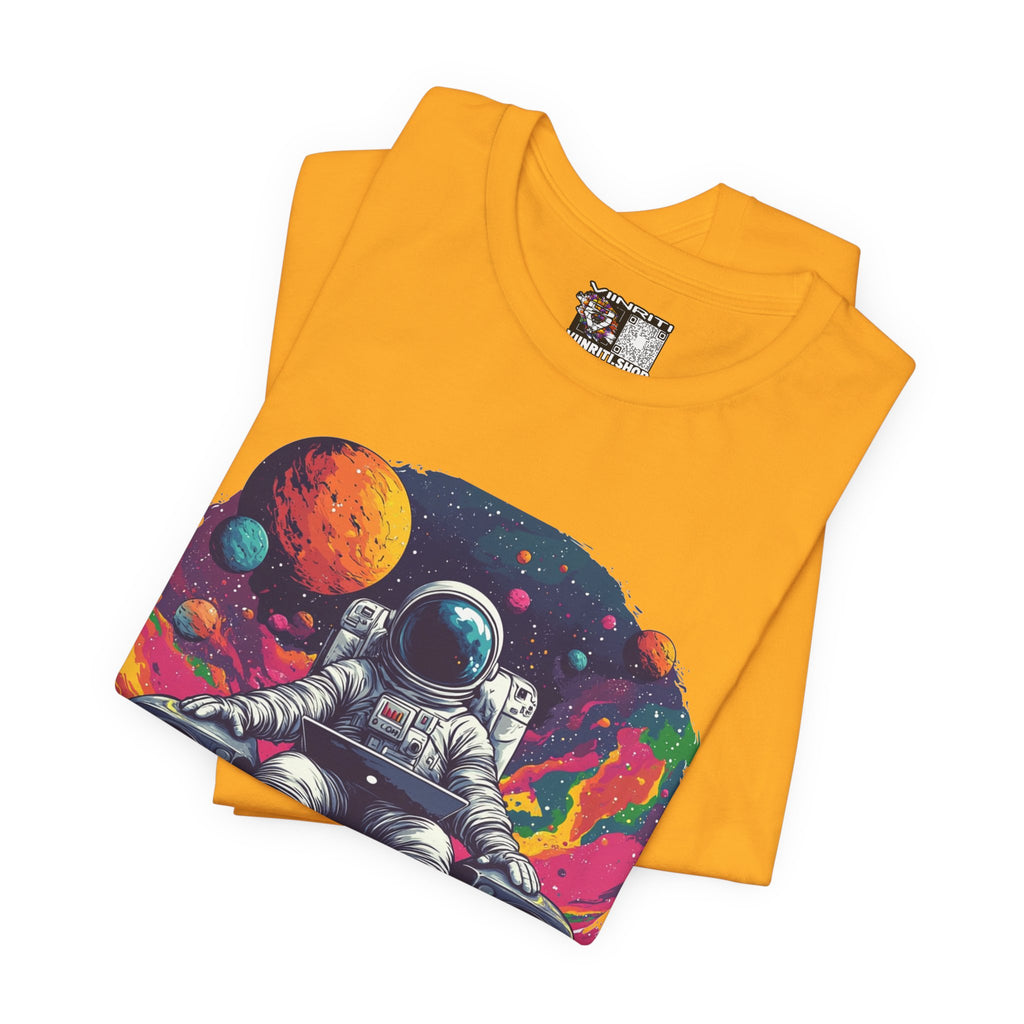 Cosmic Beats Astronaut Tee - Unisex Short Sleeve T-Shirt