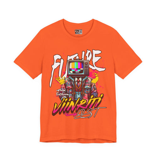 """"" VIINRITI  EXCLUSIVE Retro TV Robot Graphic Tee — "Vibe In Reset" Streetwear T-Shirt