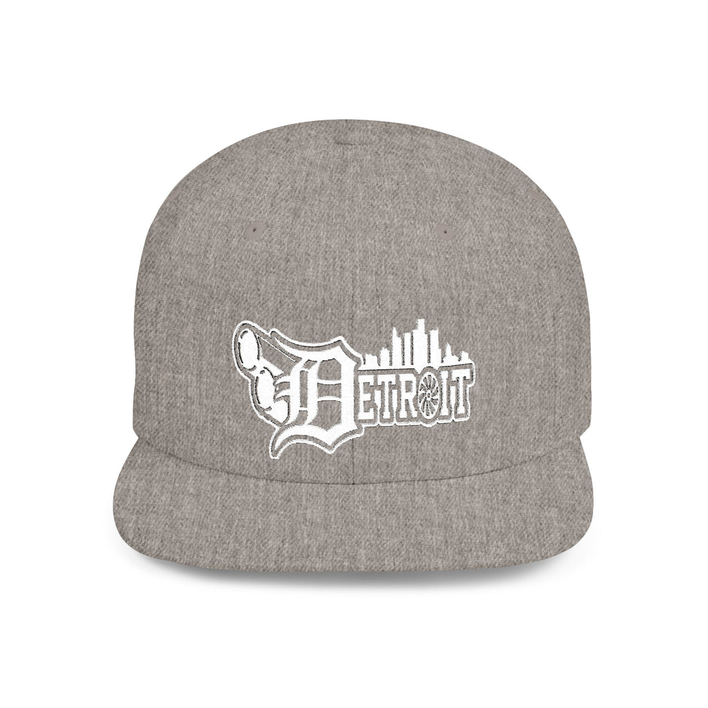 Big pipes detroit Flat Bill Snapback