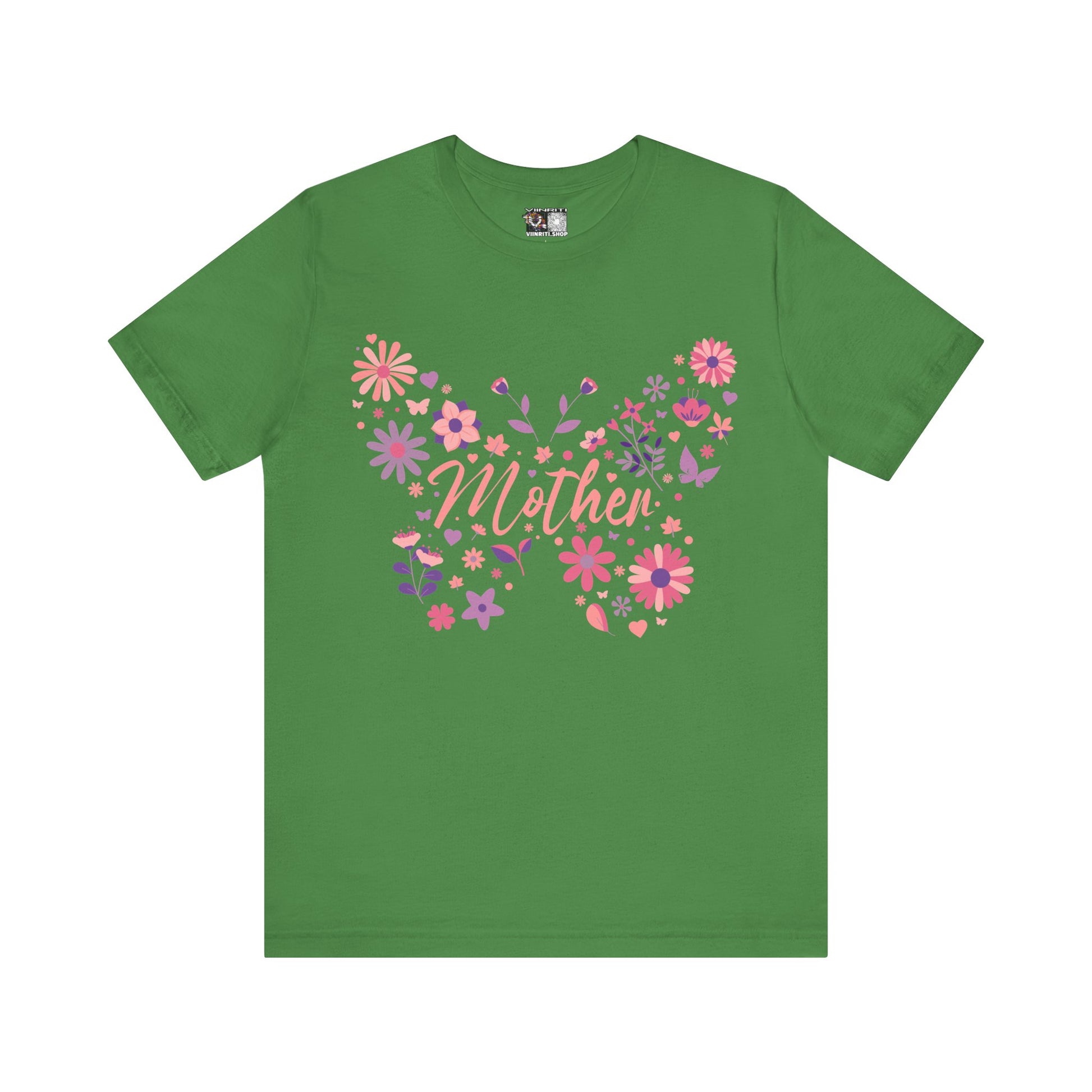 Butterfly Mother T-Shirt,Tee for Mom, Floral Gift, Birthday Present, Mother's Day Apparel, Cute Butterfly Design