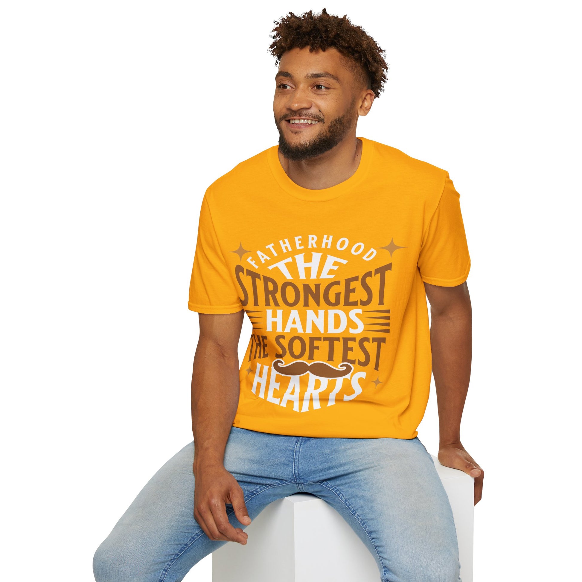 Fatherhood T-Shirt, Softstyle Tee for Dads, Gifts for Father's Day, Casual Wear, Unique Men’s Apparel, Family Celebration Top