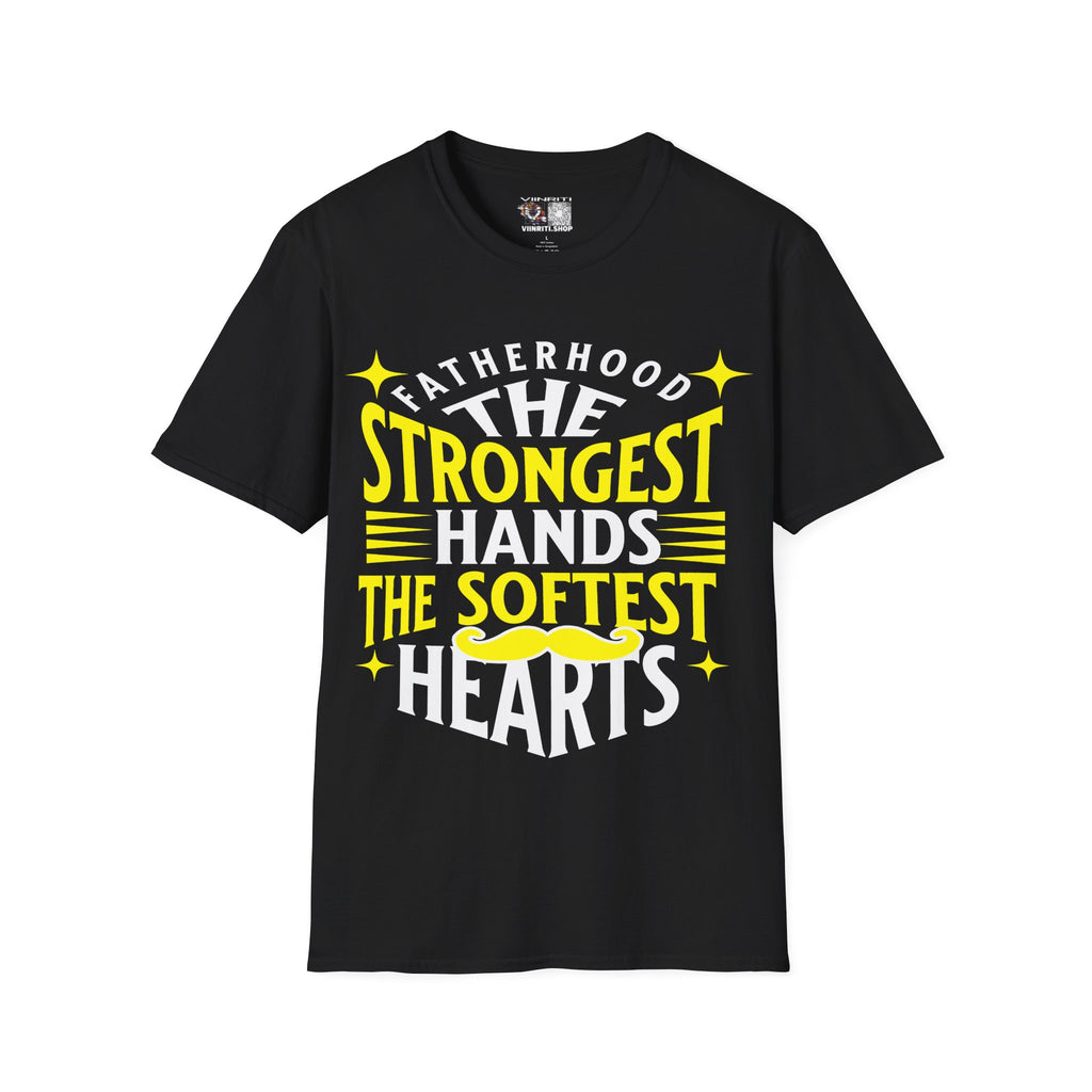 Fatherhood T-Shirt, Softstyle Tee for Dads, Gifts for Father's Day, Casual Wear, Unique Men’s Apparel, Family Celebration Top