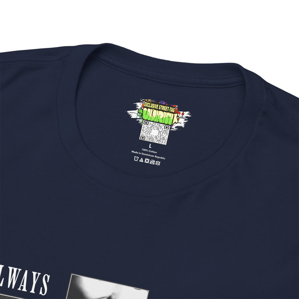 "Always Use Your Brain Graphic Unisex Heavy Cotton Tee with Unique Design, Casual Wear, Gift for Art Lovers, Festival Outfit, Statement T-Shirt