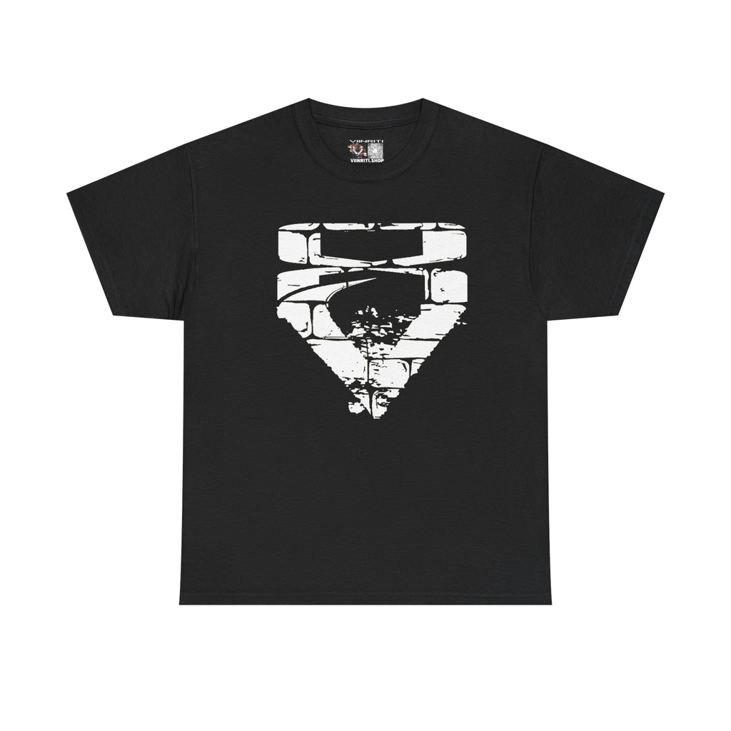 """"VIINRITI Snake Head Graphic Tee — Fierce Black Snake Illustration T-Shirt