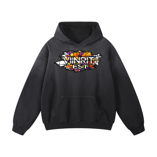 "Viinriti Heavyweight Sunfade Oversized Hoodie