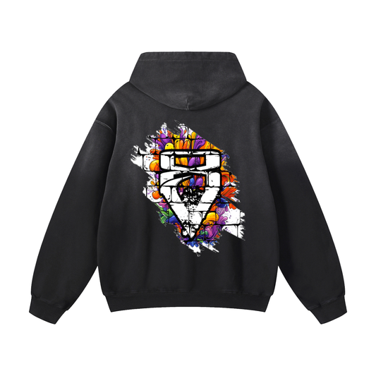 "Viinriti Heavyweight Sunfade Oversized Hoodie