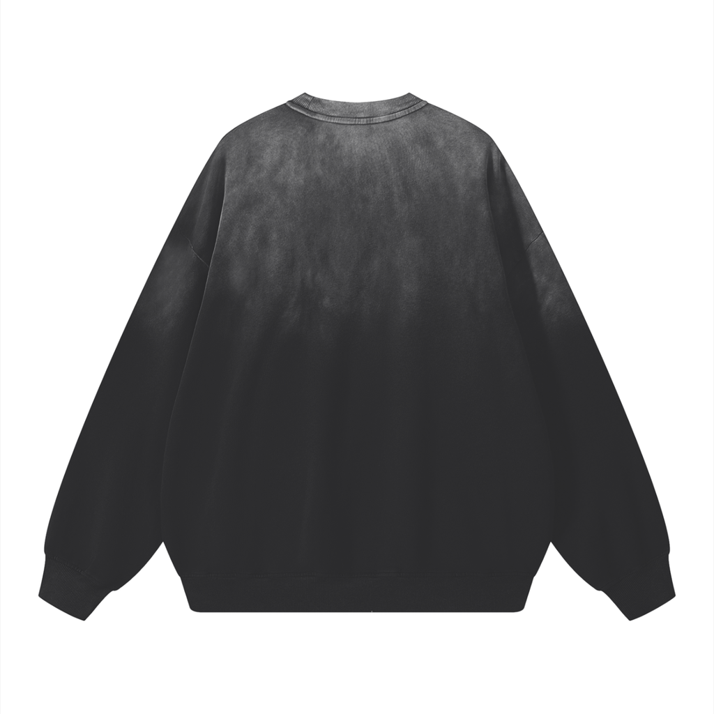 "Busy Making Money Sunfade Drop-Shoulder Cotton Sweatshirt