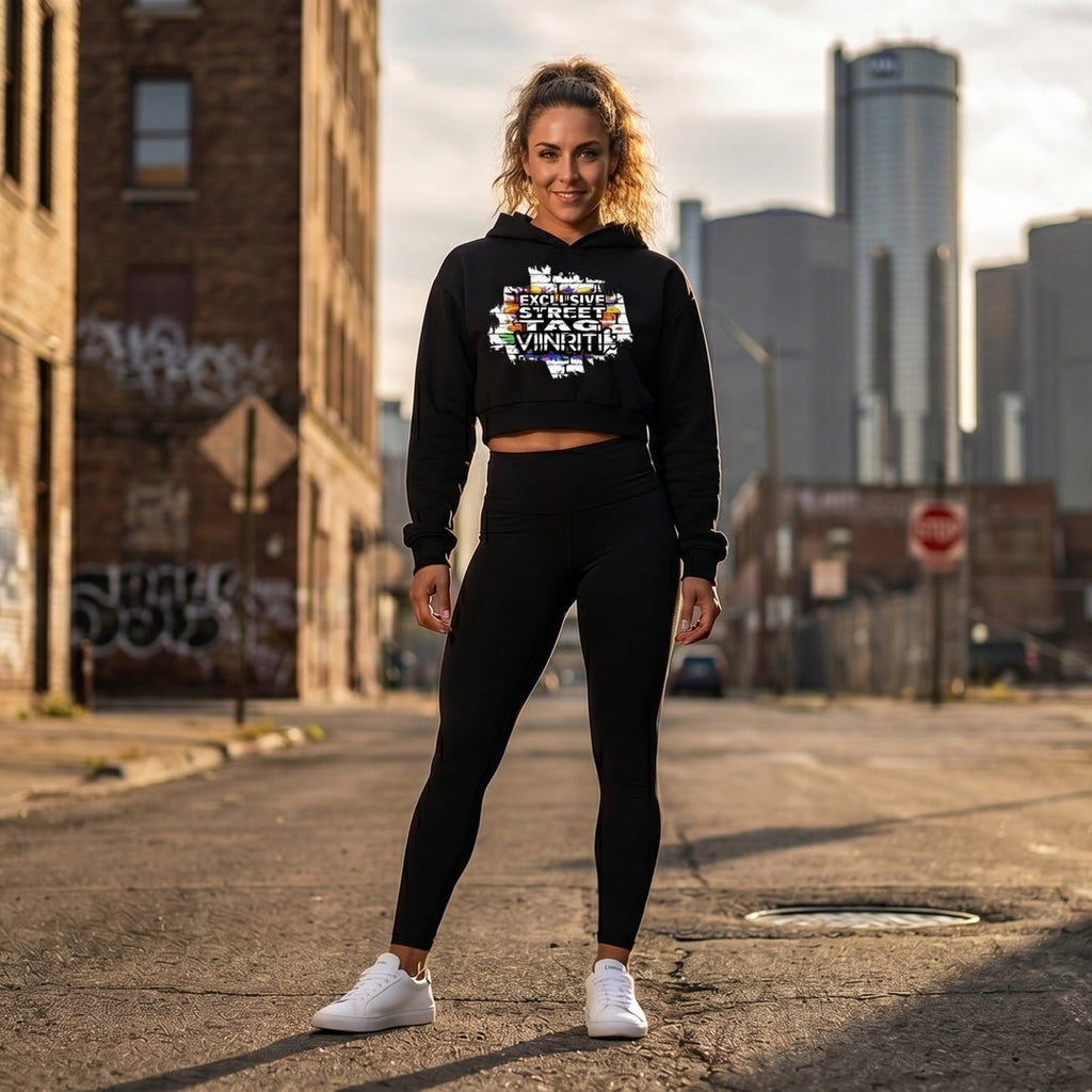"""""VIINRITI EXCLUSIVE Essential Cropped Hoodie